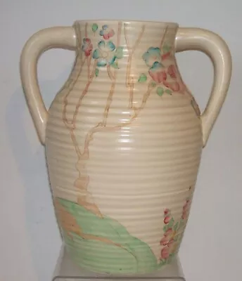 Buy Clarice Cliff Chippendale Ribbed Lotus Vase • 250£