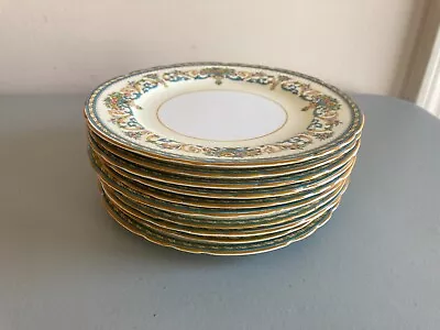 Buy 4 Aynsley Henley Gold Trim Bread Plates • 18.92£