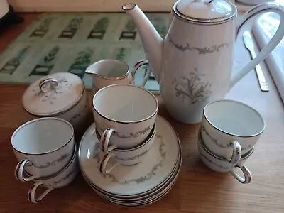 Buy Noritake China Chaumont Japan Tea Set 6 Cups And Saucer Tea Pot Sugar Bowl Milk  • 0.99£