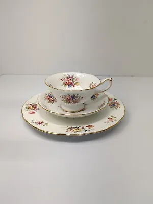 Buy Vintage Hammersley England Bone China Minuet Flower Spray Tea Cup Saucer Dessert • 66.20£