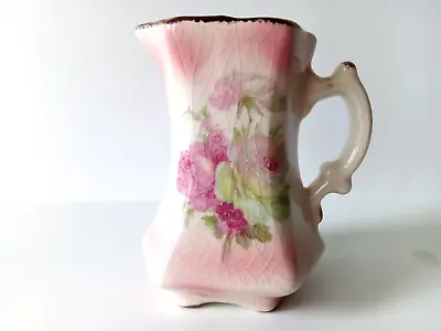 Buy Vintage Rockingham Pottery Staffordshire Small Jug Floral • 25£