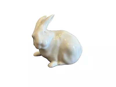 Buy Bunny Rabbit Royal Copenhagen Denmark Porcelain Figurine 1691 White Vtg 1923 • 33.49£
