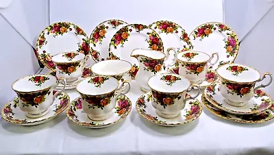 Buy Royal Albert Old Country Roses Tea Set / 21 Pieces • 69.99£