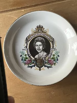 Buy Queen Elizabeth Silver Jubilee Commemorative Plate. Lord Nelson Pottery.1952-77 • 1.99£