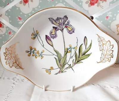 Buy Spode China Oven To Tableware Serving Gratin Dish Stafford Flowers Iris Ex Cond • 4.99£