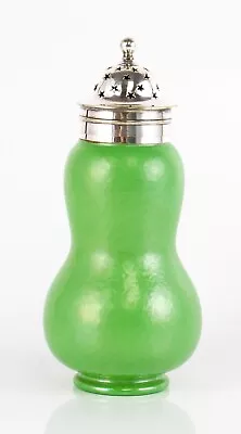 Buy Vintage Ruskin Pottery Apple Green Waisted Shaped Sugar Shaker • 399.99£