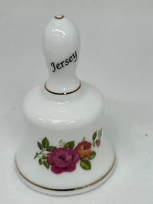 Buy Fine Bone China FLoral Miniature Jersey Flowers Tiny Hand Bell Ornament 2.5  #LH • 3.99£