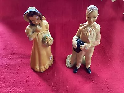 Buy Rare Wade 1927-30s Cynthia & Tony Hollow Figurines In Need Of Restoration • 20£