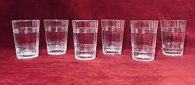 Buy Baccarat 6 Shot Glasses Crystal Liqueur Cup Cut 857 Chicago Art Deco • 154.14£