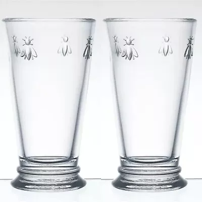 Buy La Rochere Set Of 2 Bee Highball Glasses, 46cl Drinks Water Decorated Glassware • 16.99£