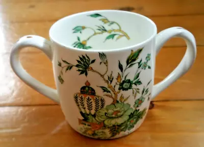 Buy Vintage Loving Cup  From Coalport  - Green And Gold Decorated Bone China • 9£