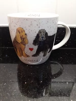 Buy Queens  Churchill Fine China Mug By Alex Clark Delightful Dogs Contented Cockers • 10£