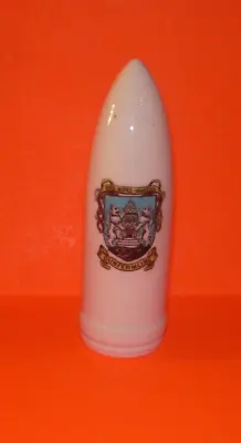 Buy GOSS Crested China WW1 6in Incendiary Shell Dunfermline Crest • 18.99£