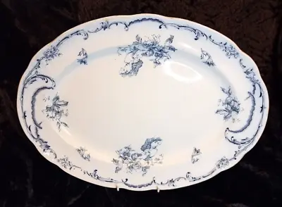 Buy 19th C Antique Victorian Royal Doulton Burslem Rococo Meat Platter, Plate C1886 • 12.99£