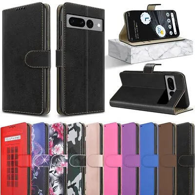 Buy For Google Pixel 8A Pro / 7A / 7 Case Slim Leather Wallet Flip Stand Phone Cover • 6.95£