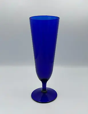 Buy Cobalt Blue Drink Cocktail Party Bar Champagne Flute Glass Cup 8  Tall • 12.48£