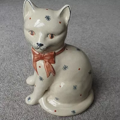 Buy Vintage Rye Pottery Cat Figure • 30£