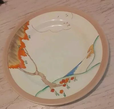 Buy Clarice Cliff Taormina Pattern Plate -Vintage 1930s - 23cms  VGC - Real Beauty ! • 95£