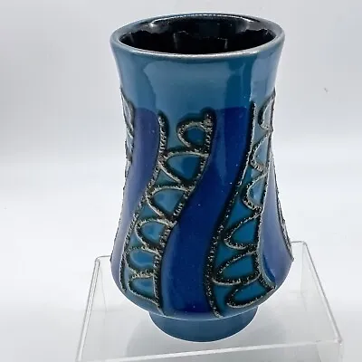 Buy Strehla Brutalist German Studio Pottery Vase 70s 1238 17cm • 45£