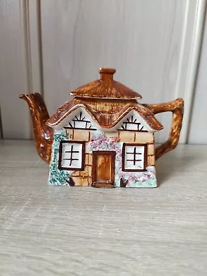 Buy Vintage Keele Street Pottery Cottage Ware Teapot Thatched Roof • 25£