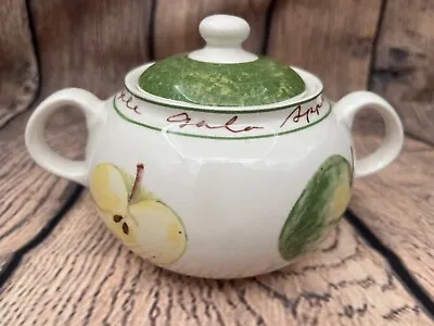 Buy Royal Stafford Pottery Lidded Sugar Bowl. Apples Pattern. Rustic/Country Kitchen • 12£