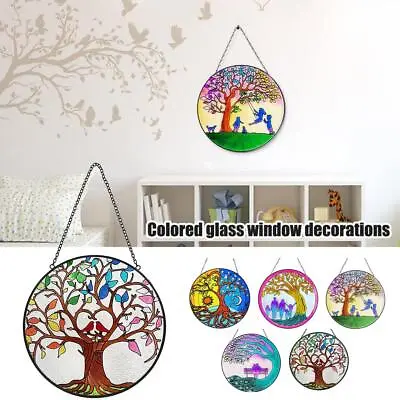 Buy Window Stained Glass Hanging Suncatcher For Window Panel Handcrafted Decor J5N0 • 10.56£