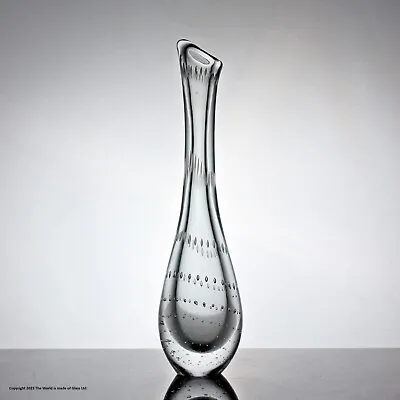 Buy Vicke Lindstrand For Kosta Controlled Bubble Vase, Clear • 125£