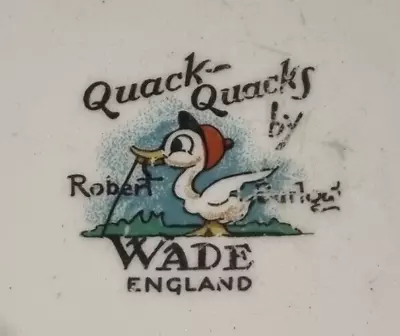 Buy WADE 1940s QUACK ! QUACK ! SMALL PLATE 16cm Quack! Quack! Nursery Ware C.1949-57 • 4.99£