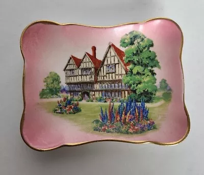 Buy VTG 1940's Royal Winton Grimwades England “Old English Manor House” Trinket Dish • 23.85£