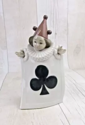 Buy Nao By Lladro Jester Ace Of Clubs Card Figurine Ornament • 19.99£