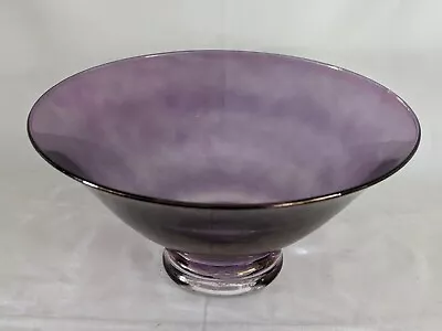 Buy Large Purple Scottish Glass Fruit Bowl  • 12.95£