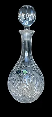 Buy Bohemia Decanter Over 24%PbO Lead Crystal Made In Czech Republic 12.5” Tall • 57.63£