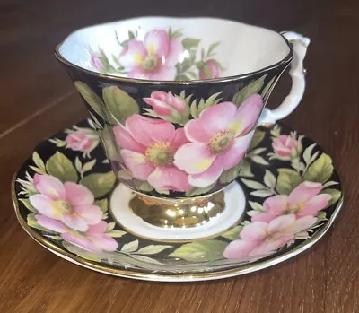 Buy Vintage Royal Albert 1975 Provincial Flowers Alberta Rose Tea Cup Saucer Chintz • 20£