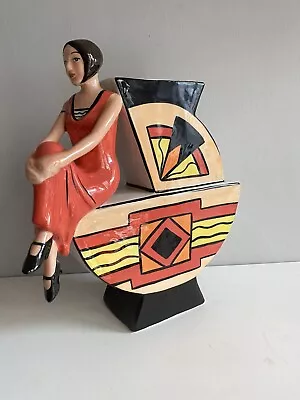 Buy Lorna Bailey Very Rare Deco Lady Vase Limited Edition Number One Art Deco • 225£