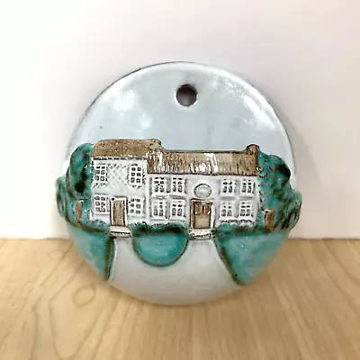 Buy Studio Pottery Cottage Scene Wall Pocket Vase Suffolk Small 10.5cm Country Decor • 12.95£
