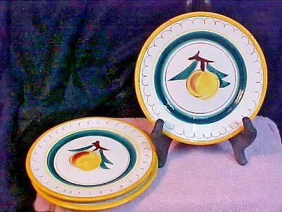 Buy Stangl Pottery FRUIT Pattern Bread/Butter/Treat Plates Set Of Three (3)  • 21.76£