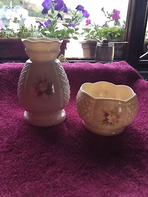 Buy Irish Parian Donegal China Vase And Bowl • 10£