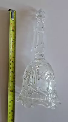 Buy Glass Table Bell, Cut Glass Pattern, Approx 9  • 0.99£