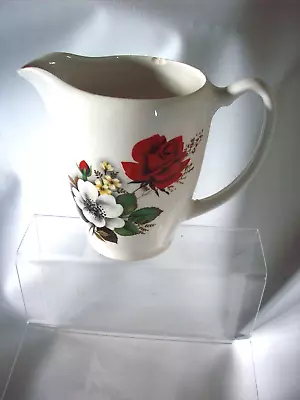 Buy Lord Nelson Ware White Red Flowers 5 Inch Large Jug 2-71 Ref No • 20£