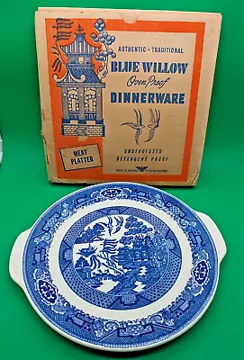 Buy Vtg Royal China Blue Willow Ware Dinnerware Meat Platter New In Open Box • 38.35£