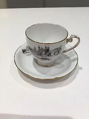 Buy Vintage Royal Grafton Bone China Cup & Saucer “The Tower Of London” • 2£