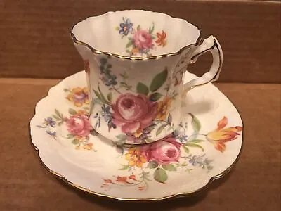 Buy Pristine UK BONE CHINA HAMMERSLEY CUP & SAUCER VICTORIAN FLORAL PATTERN • 9.06£