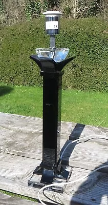 Buy Impressive Galway Living Black 'Deco' Large Lamp Base - Cut Crystal Glass • 24.99£