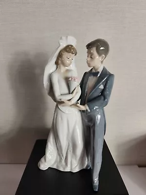 Buy Lladro From This Day Forward Bride & Groom Figurine Wedding Cake Topper 05885 • 80.31£
