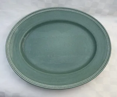 Buy Royal Stafford Fine Earthenware Green Oval Plate   (83c) • 9.51£