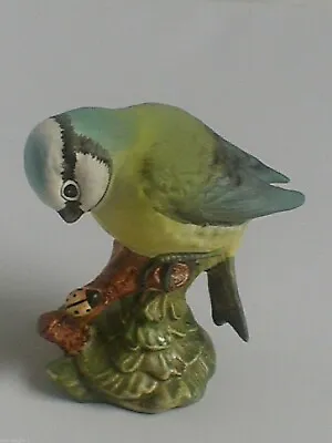 Buy BESWICK, Absolutely Stunning, BLUE  TIT LOOKING AT LADYBIRD, C 1980's. Very Rare • 29.40£