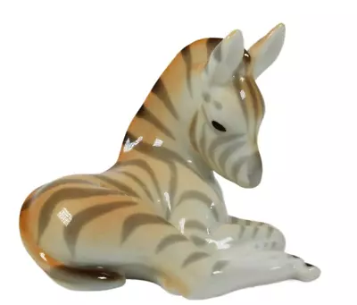 Buy Vintage USSR Lomonosov Zebra Porcelain Figurine For A Gift Animal Lover Ornament • 19£