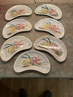 Buy Masons. South Sea's Pattern Kidney Shaped Dishes X7 • 15£