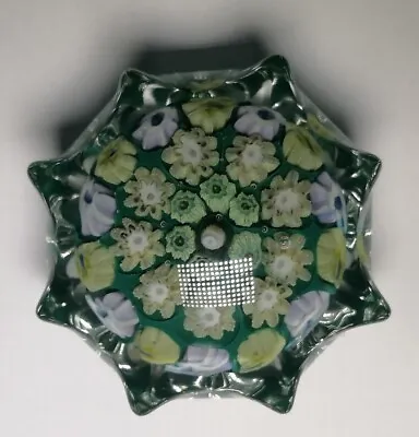 Buy Vintage Miniature Strathearn Scotland Millefiori Glass Paperweight Star Shape  • 14£