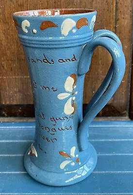 Buy Blue Torquay Pottery Aller Vale Two-handled Vase • 17£